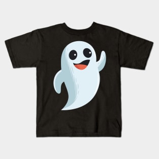 funny cute lovely ghost - Halloween costume Kids T-Shirt